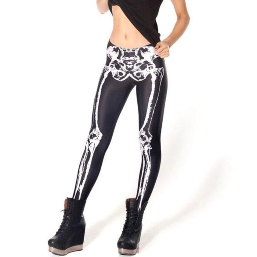 Blackmilk skeleton leggings